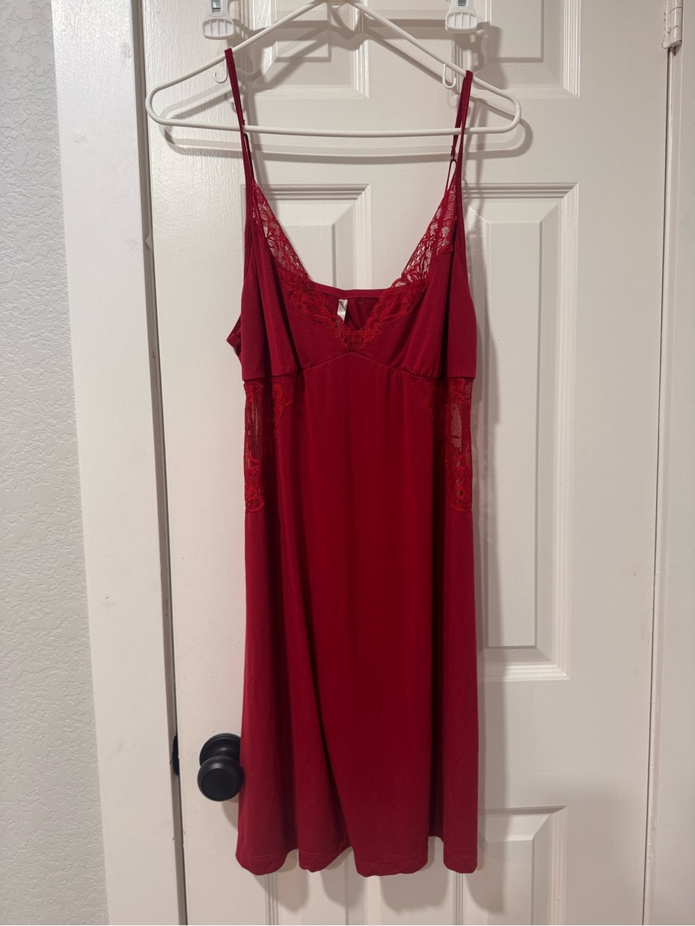Soma col nights Lace-Trim Slip Chemise